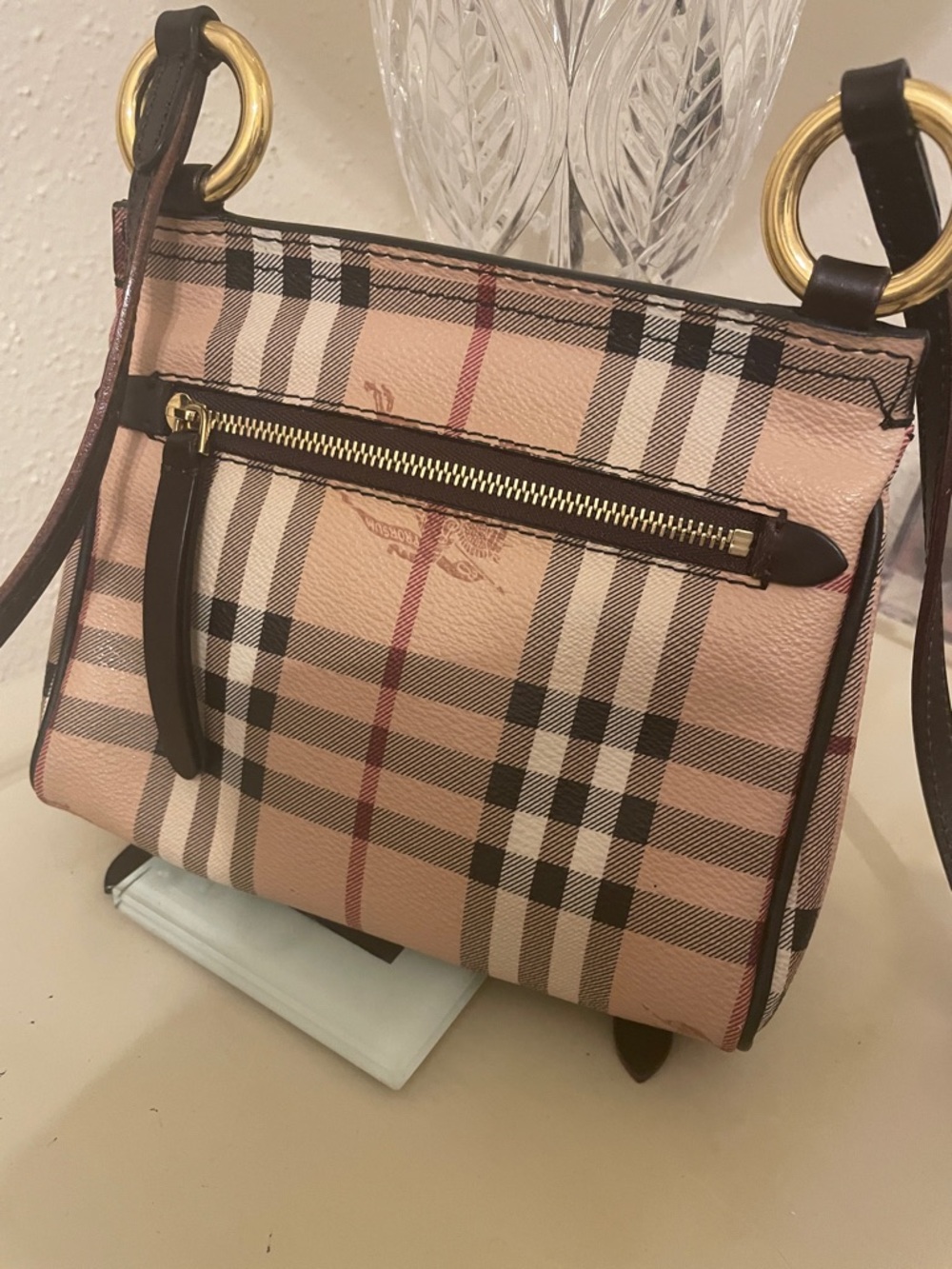 Burberry Baby Bridle Leather Crossbody with Gold Hardware - Picture 4 of 6